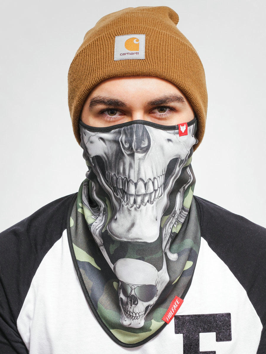 Bandana Wolface Skull Moro