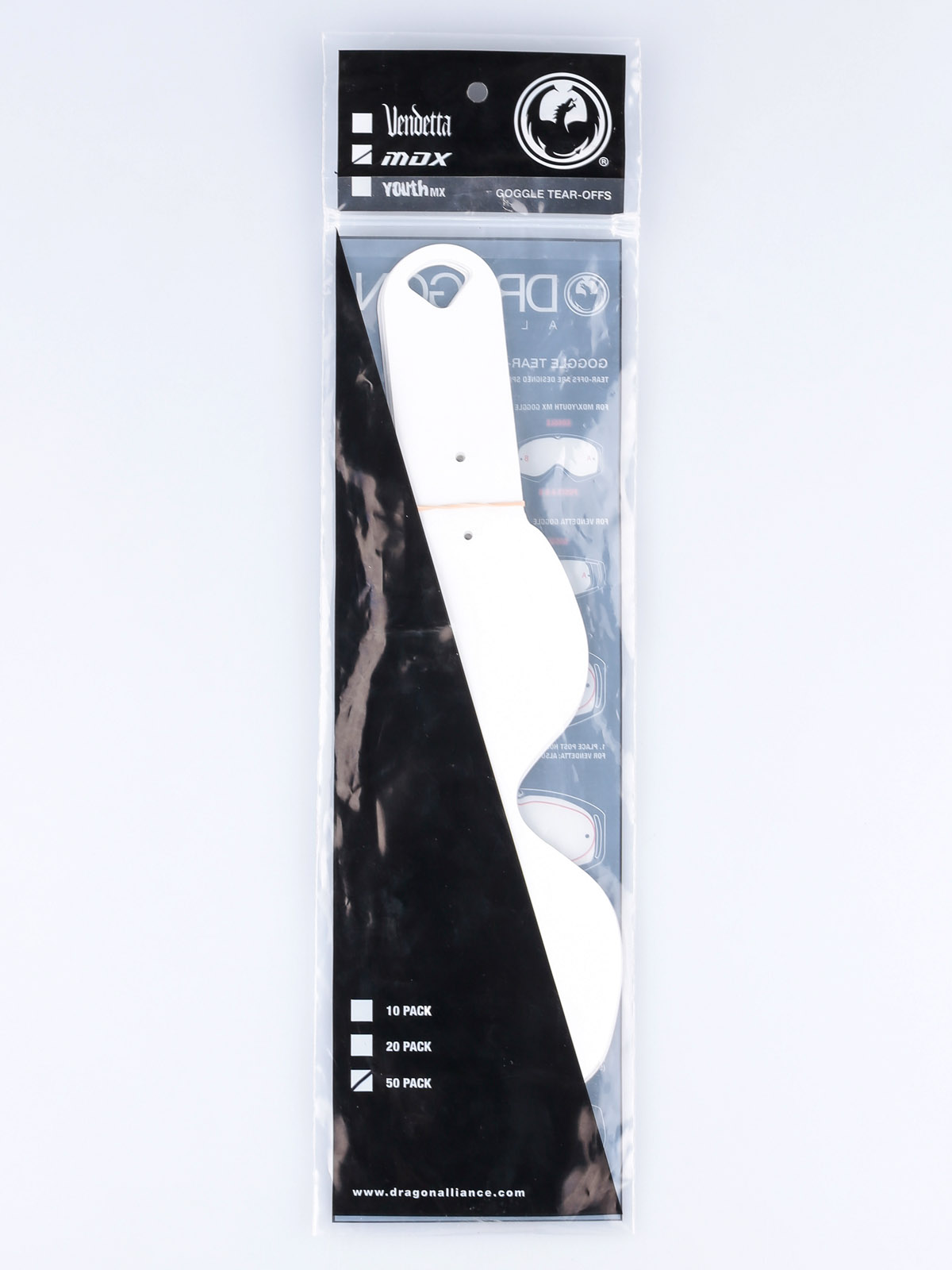 Szybka do gogli Dragon MDX (tear off 50 pack)