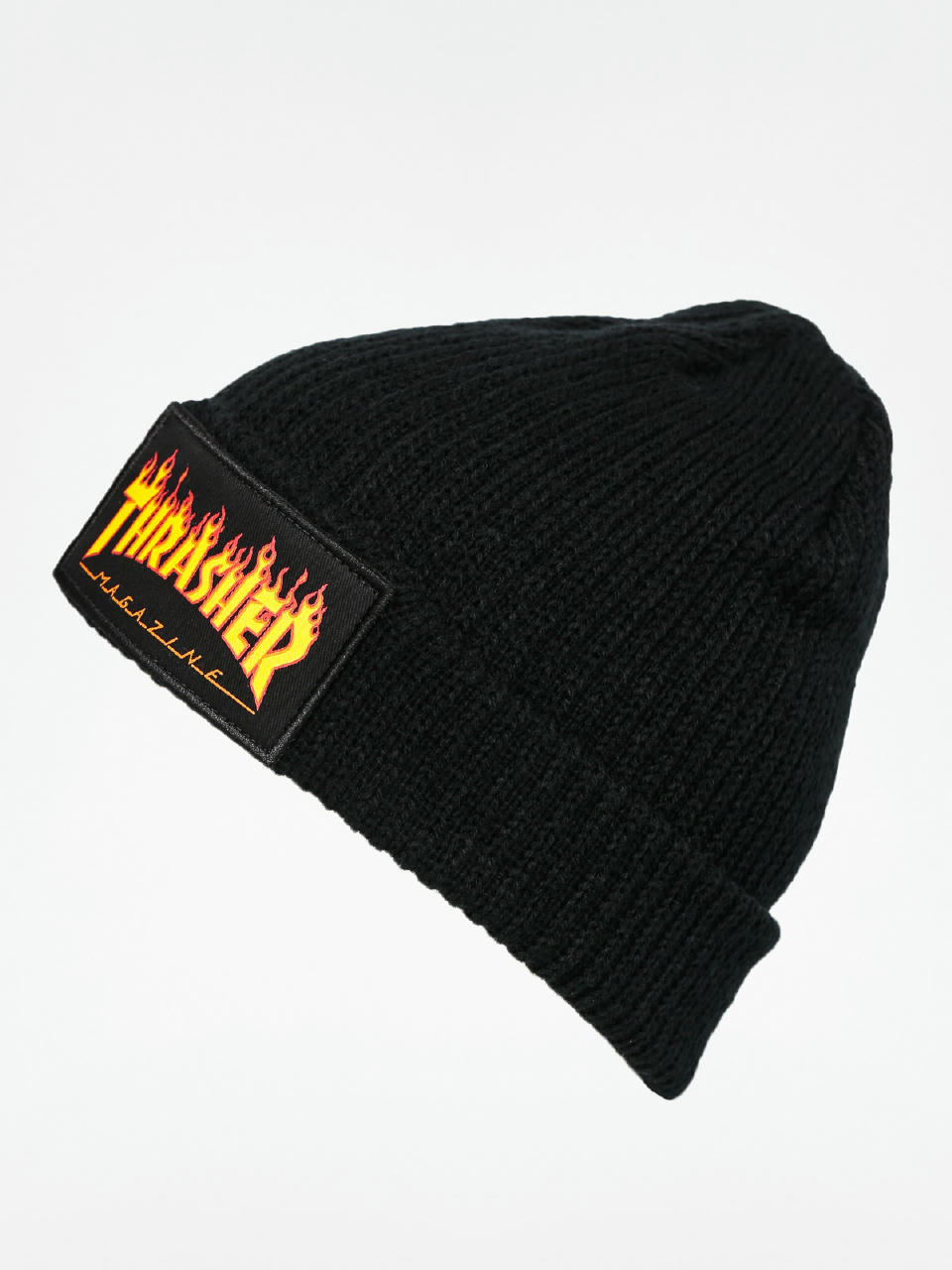 Căciulă Thrasher Flame Logo Beanie (black)