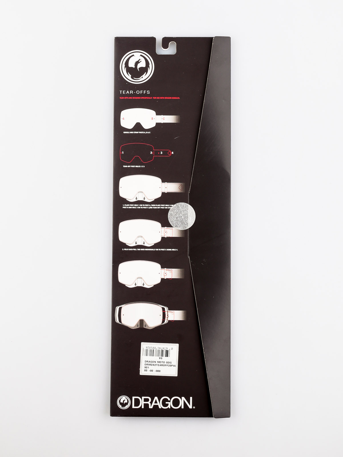 Szybka do gogli Dragon MDX2 (tear off 20 pack)