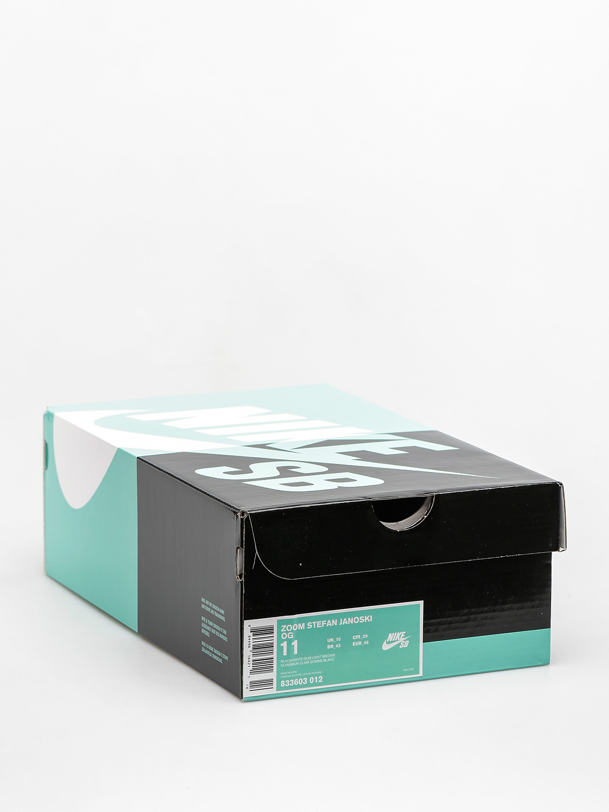 Pantofi Nike SB Zoom Stefan Janoski Og (black/white gum light brown)