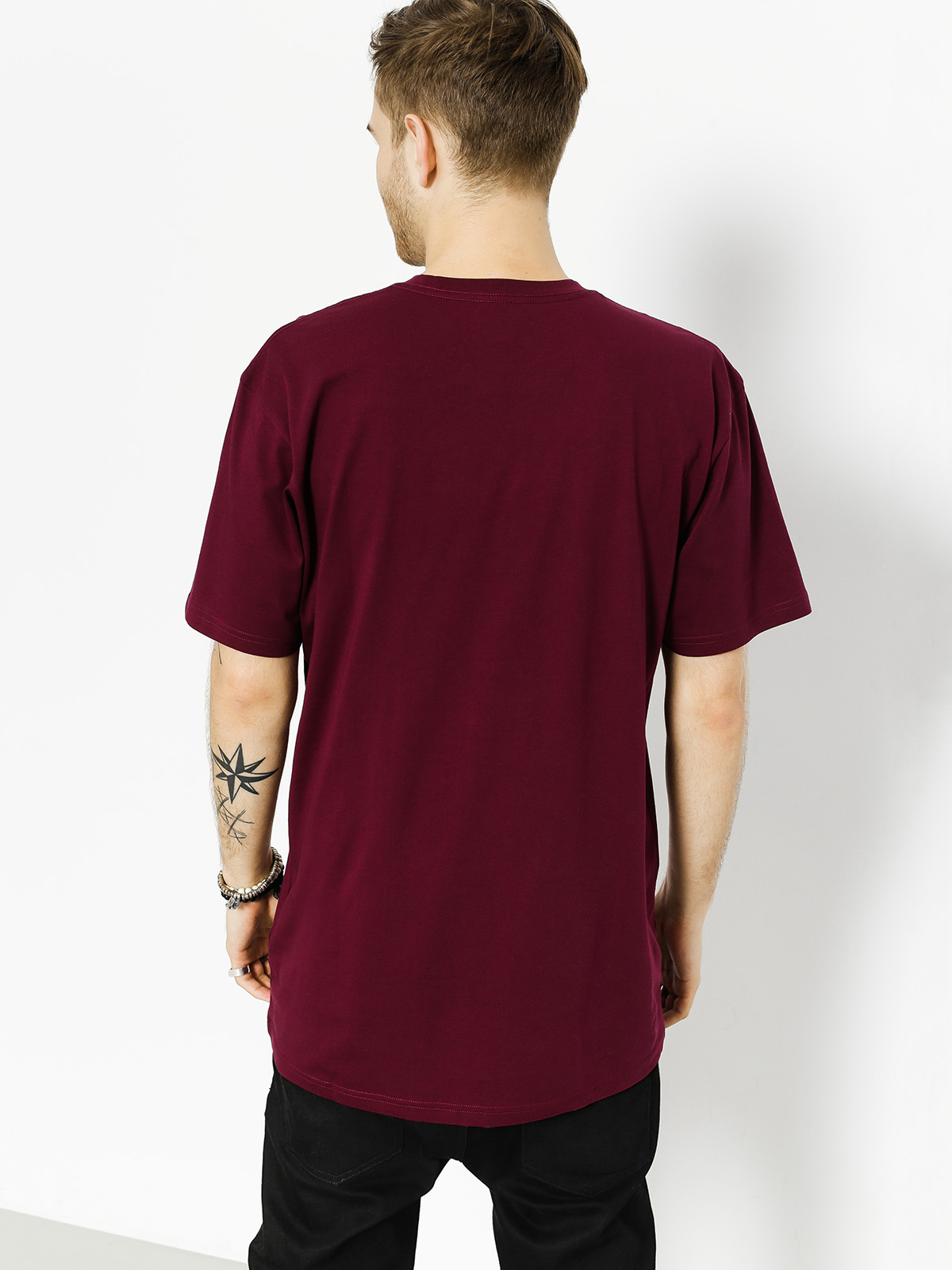 Tricou Vans Vans Classic (burgundy/white)