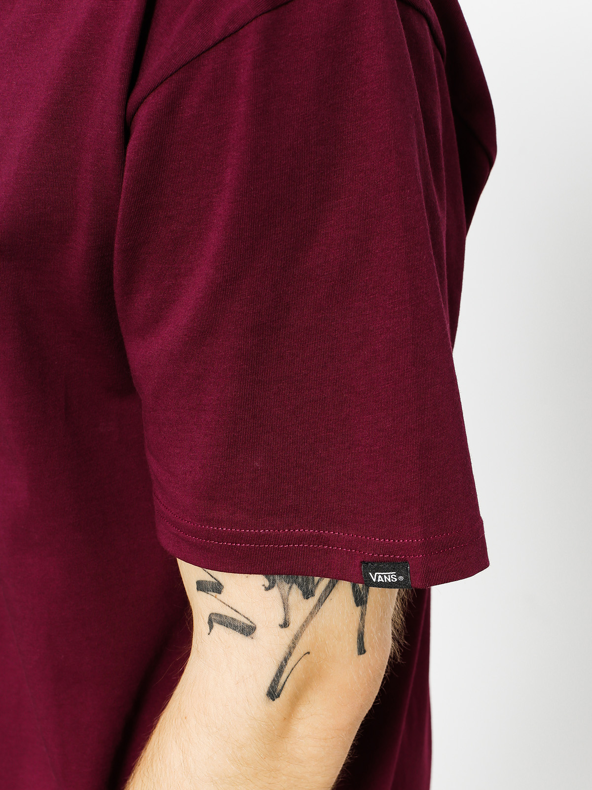 Tricou Vans Vans Classic (burgundy/white)