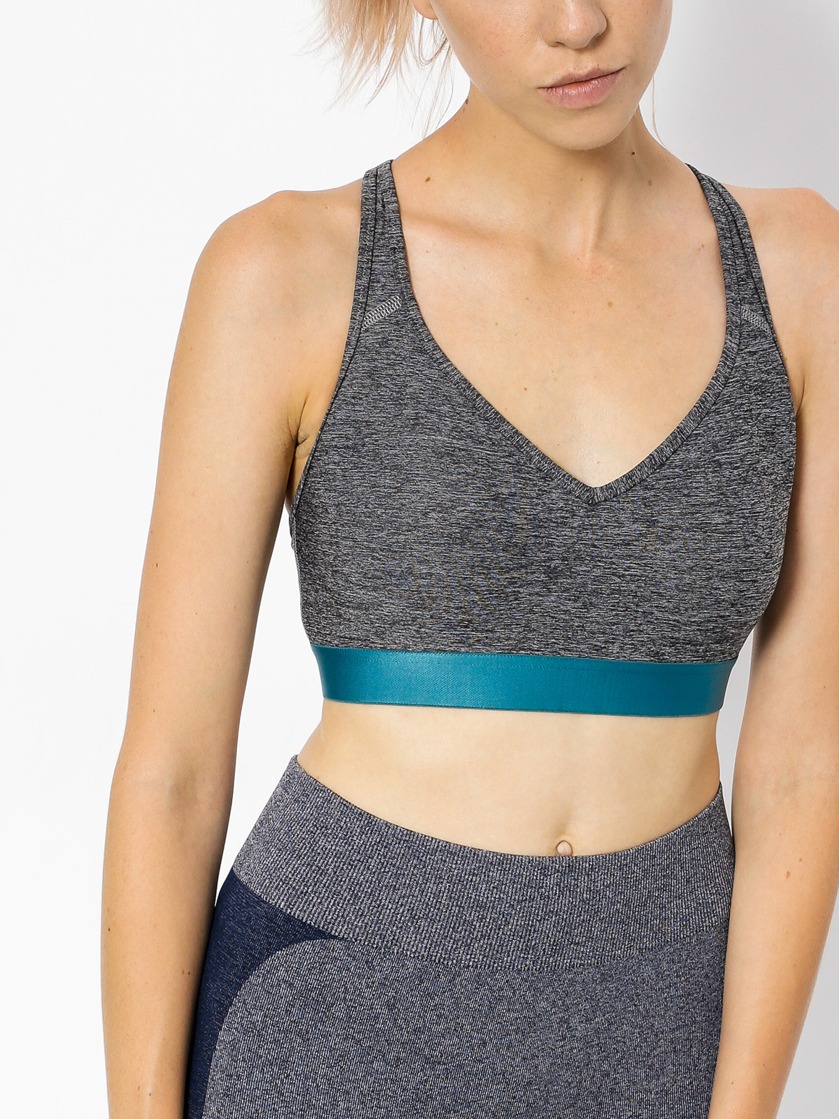 Lenjerie de corp Roxy Nakko Bra Top Wmn (black heather)