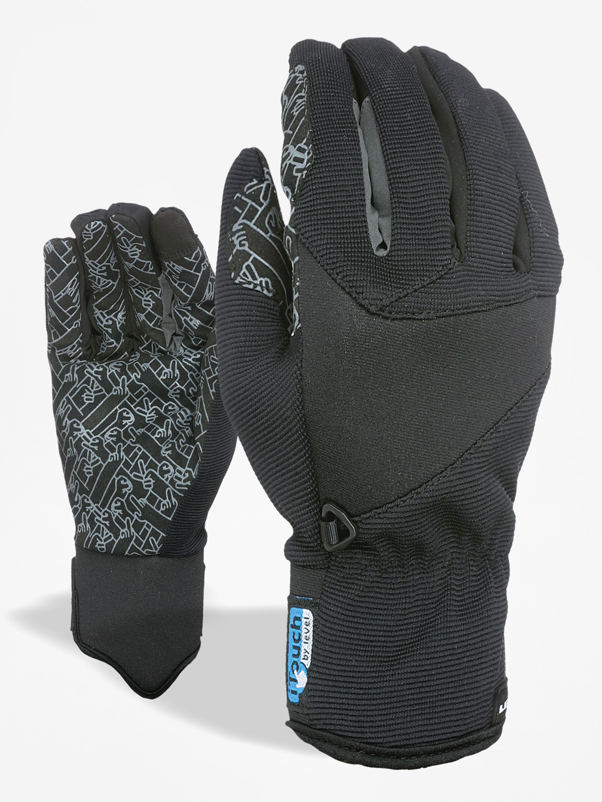 Mănuși Level Line I Touch (black)