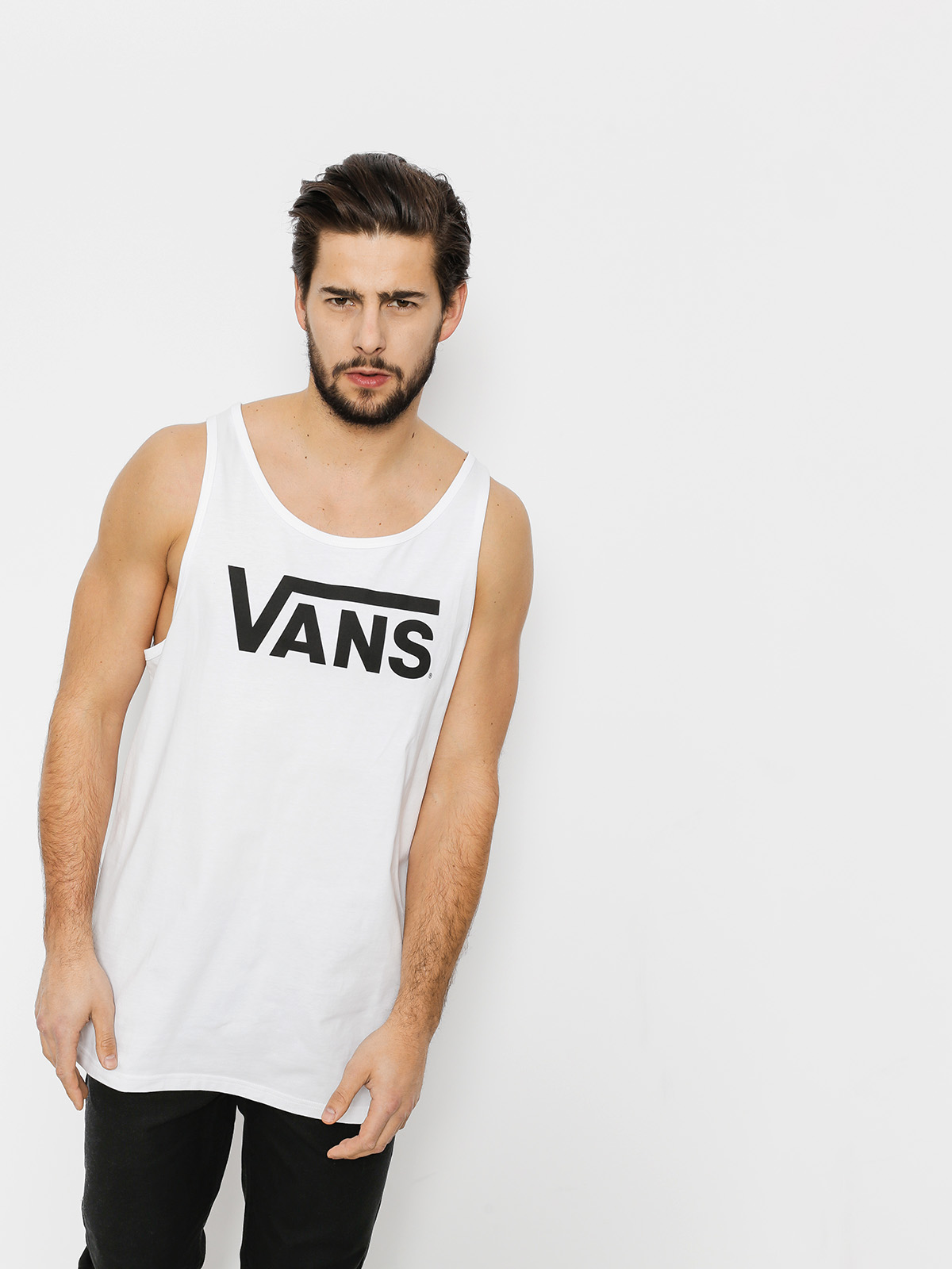 Tricou Vans Vans Classic Tank (white/black)