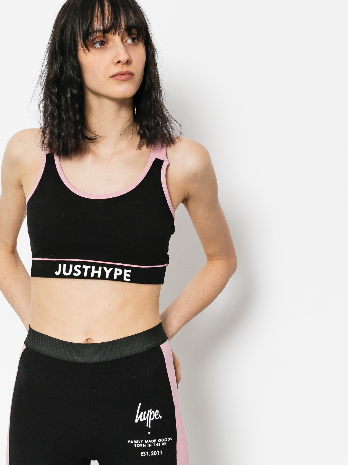 Lenjerie de corp Hype Logo Wmn (black/pink)