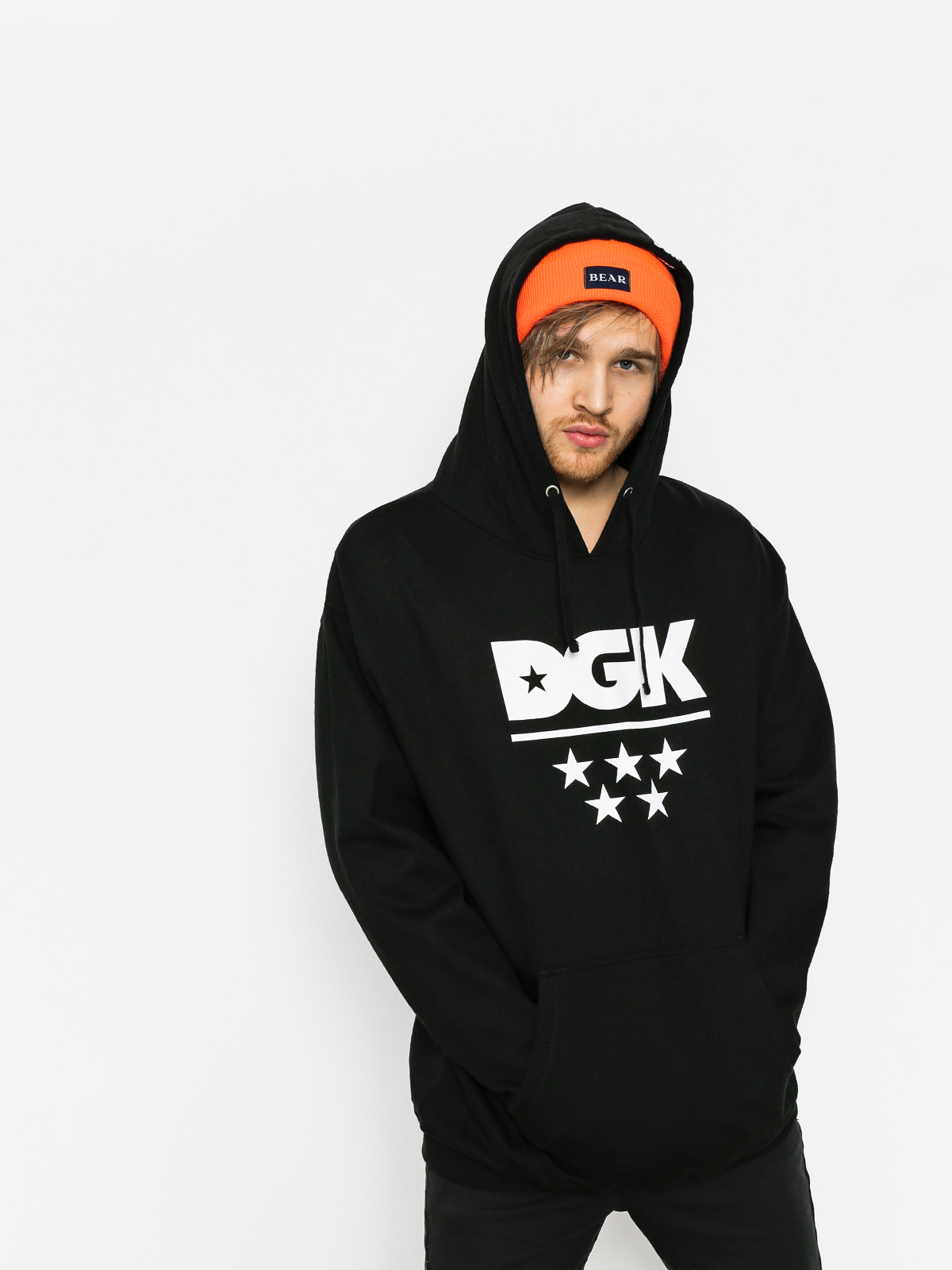 Hanorac cu glugă DGK All Star HD (black)