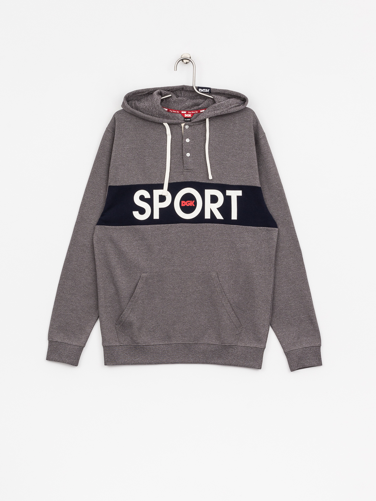 Hanorac cu glugă DGK Sport Custom HD (sport heather)