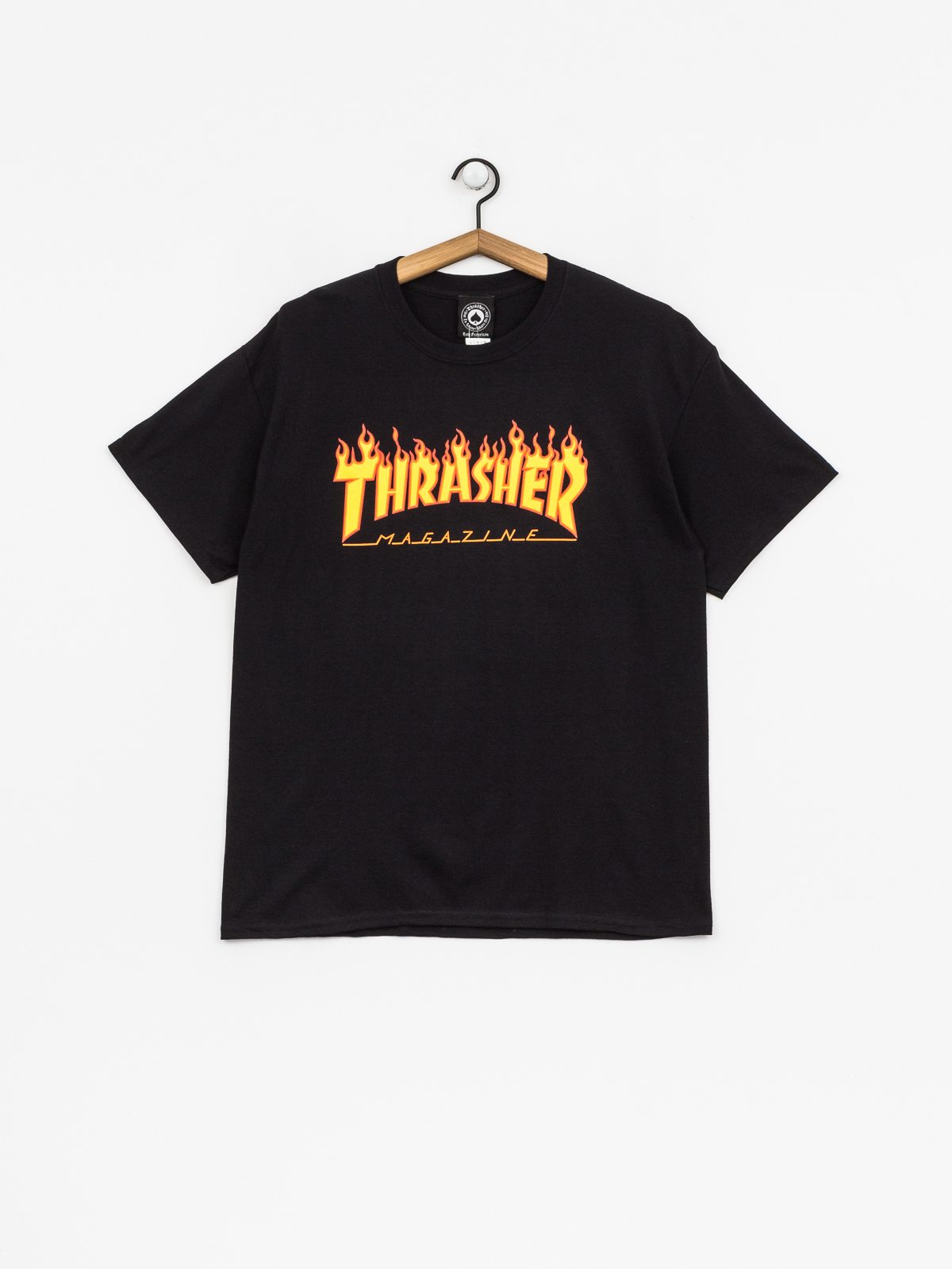 Tricou Thrasher Flame Logo (black)