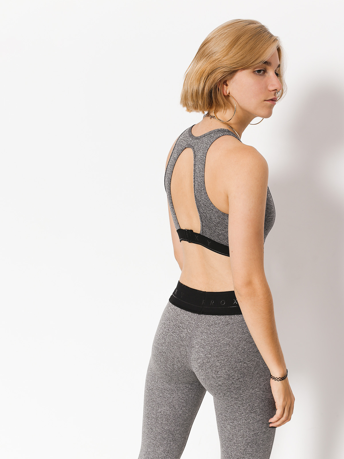 Lenjerie de corp Roxy Stay Motivated Wmn (charcoal heather)