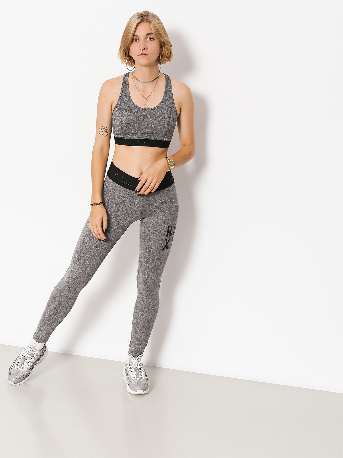 Lenjerie de corp Roxy Stay Motivated Wmn (charcoal heather)