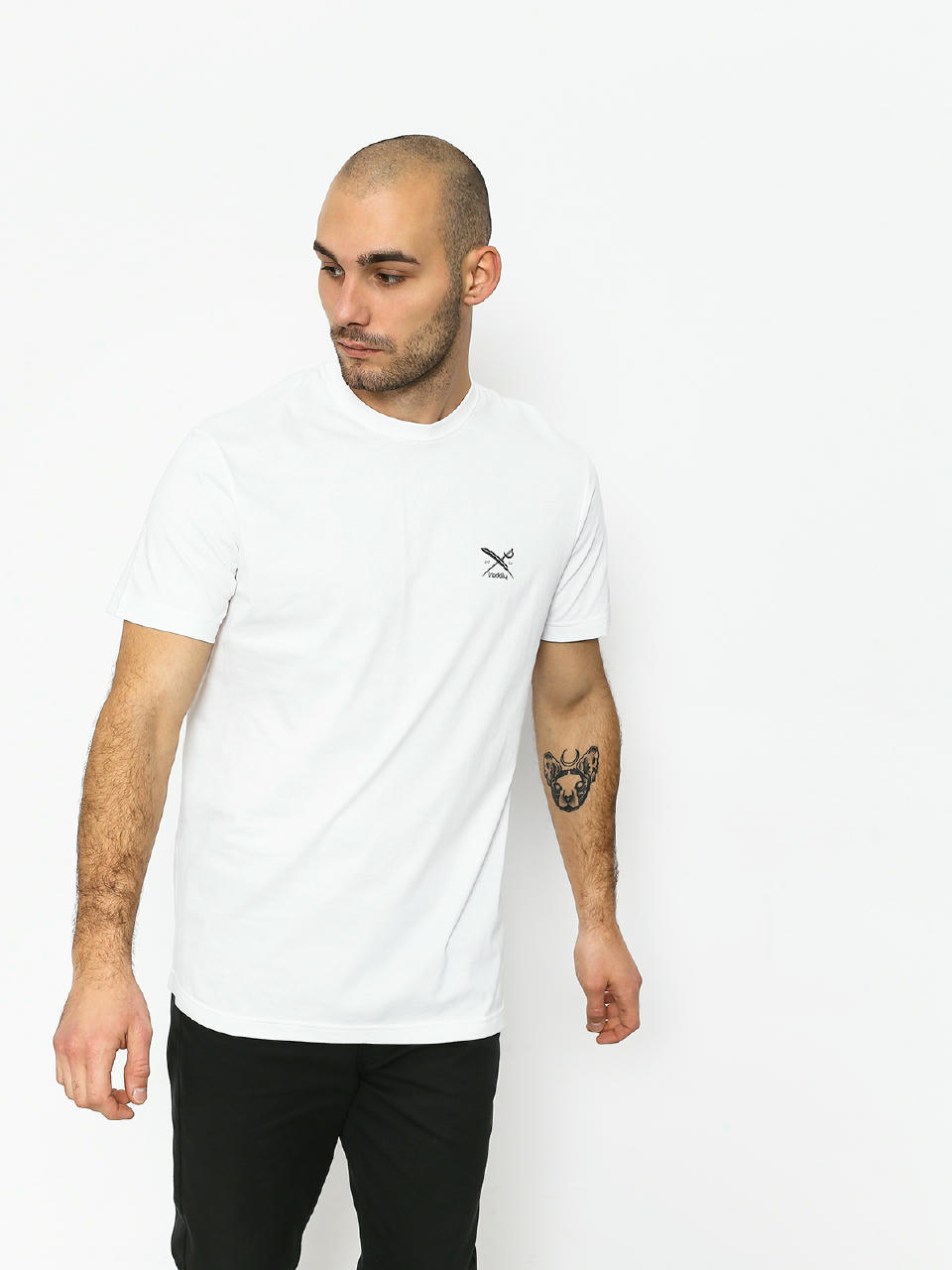 Tricou Iriedaily Chestflag (white)