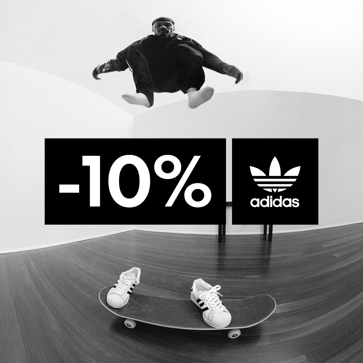 -10% la toate produsele marca adidas! Do 29 martie!