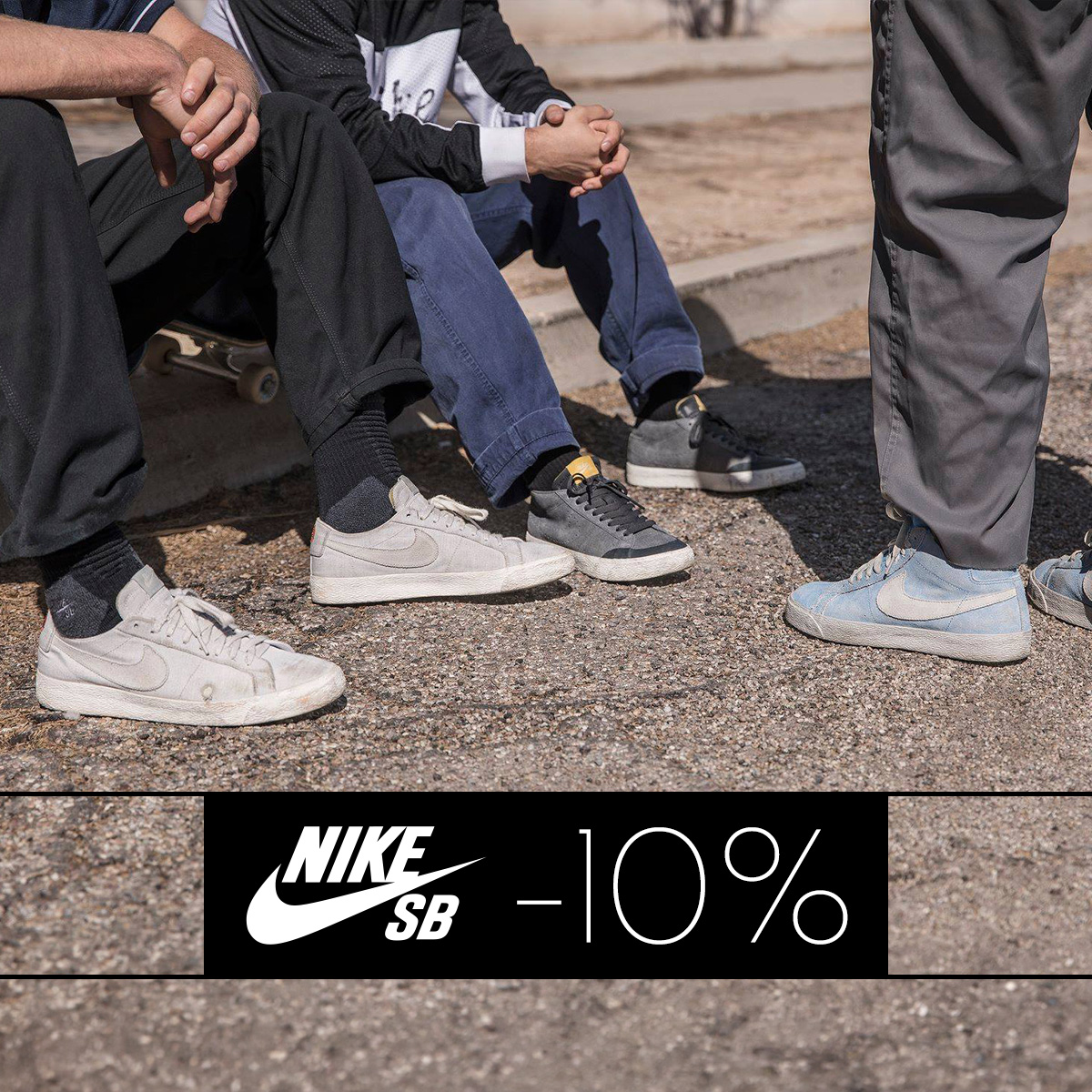 -10% la toate produsele Nike SB! Doar până pe 8 martie.